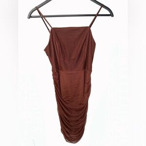 NEW - Chocolate Bodycon Dress - L